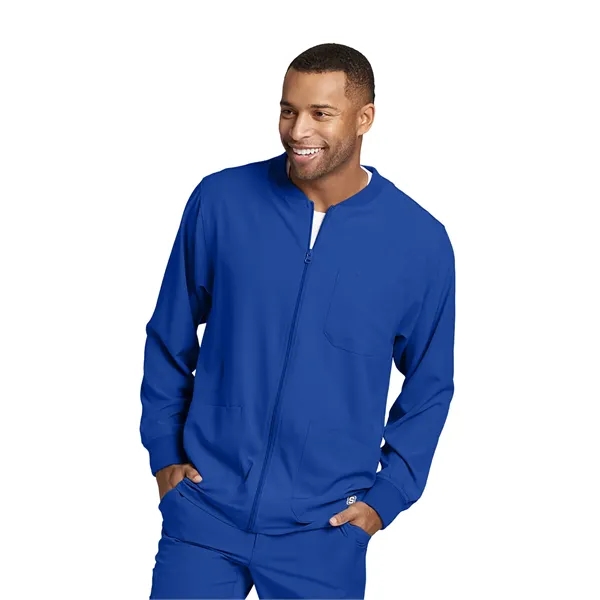 Skechers - Men's Three-Pocket Zip-Up Structure Warm-Up Sc... - Skechers - Men's Three-Pocket Zip-Up Structure Warm-Up Sc... - Image 9 of 31