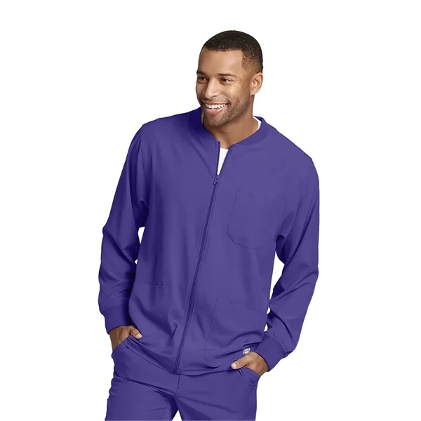Skechers - Men's Three-Pocket Zip-Up Structure Warm-Up Sc... - Skechers - Men's Three-Pocket Zip-Up Structure Warm-Up Sc... - Image 17 of 31
