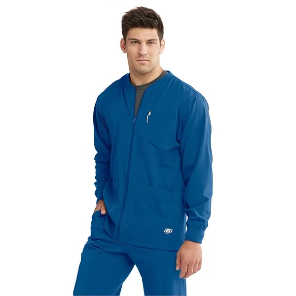 Skechers - Men's Three-Pocket Zip-Up Structure Warm-Up Sc... - Skechers - Men's Three-Pocket Zip-Up Structure Warm-Up Sc... - Image 21 of 31