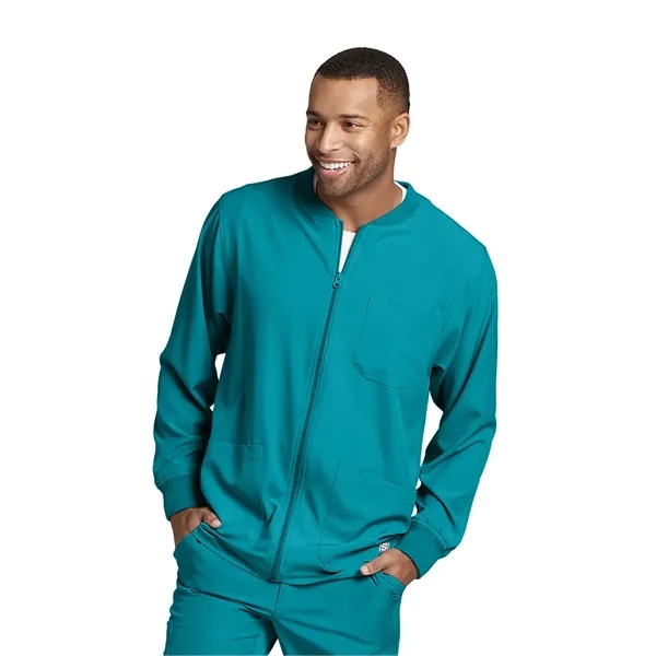 Skechers - Men's Three-Pocket Zip-Up Structure Warm-Up Sc... - Skechers - Men's Three-Pocket Zip-Up Structure Warm-Up Sc... - Image 25 of 31