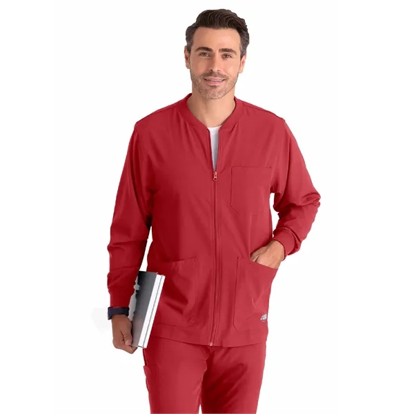 Skechers - Men's Three-Pocket Zip-Up Structure Warm-Up Sc... - Skechers - Men's Three-Pocket Zip-Up Structure Warm-Up Sc... - Image 27 of 31