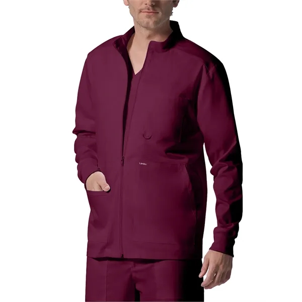 Landau - ProFlex - Men's Four-Pocket Mock Neck Zip-Front ... - Landau - ProFlex - Men's Four-Pocket Mock Neck Zip-Front ... - Image 21 of 21