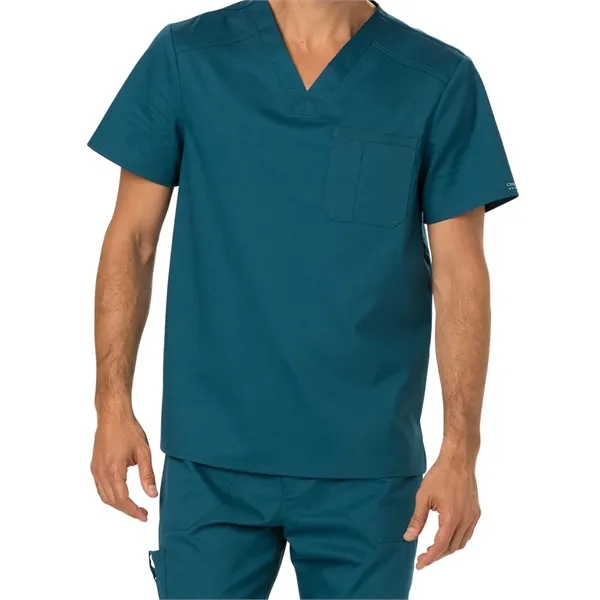 Cherokee - Workwear Revolution - Men's Tuckable V-Neck Top - Cherokee - Workwear Revolution - Men's Tuckable V-Neck Top - Image 3 of 31