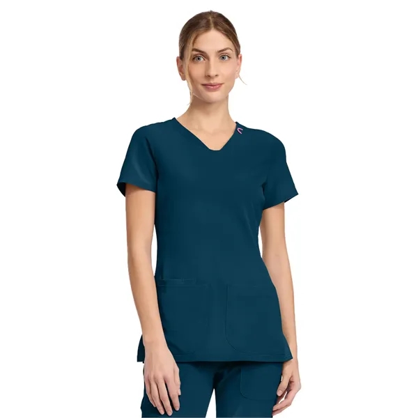 Med Couture - MC AMP - Women's 3-Pocket V-Neck Top - Med Couture - MC AMP - Women's 3-Pocket V-Neck Top - Image 5 of 29