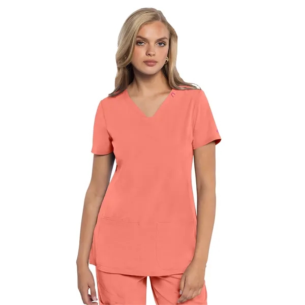 Med Couture - MC AMP - Women's 3-Pocket V-Neck Top - Med Couture - MC AMP - Women's 3-Pocket V-Neck Top - Image 9 of 29