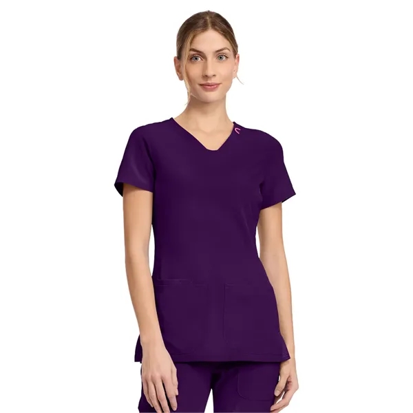 Med Couture - MC AMP - Women's 3-Pocket V-Neck Top - Med Couture - MC AMP - Women's 3-Pocket V-Neck Top - Image 13 of 29