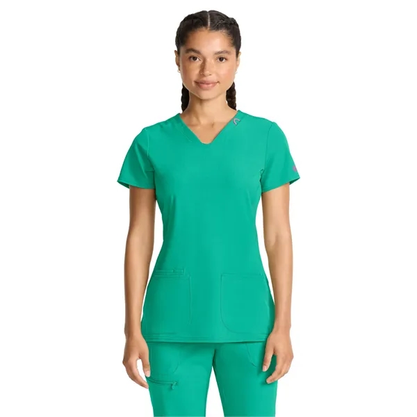 Med Couture - MC AMP - Women's 3-Pocket V-Neck Top - Med Couture - MC AMP - Women's 3-Pocket V-Neck Top - Image 25 of 29
