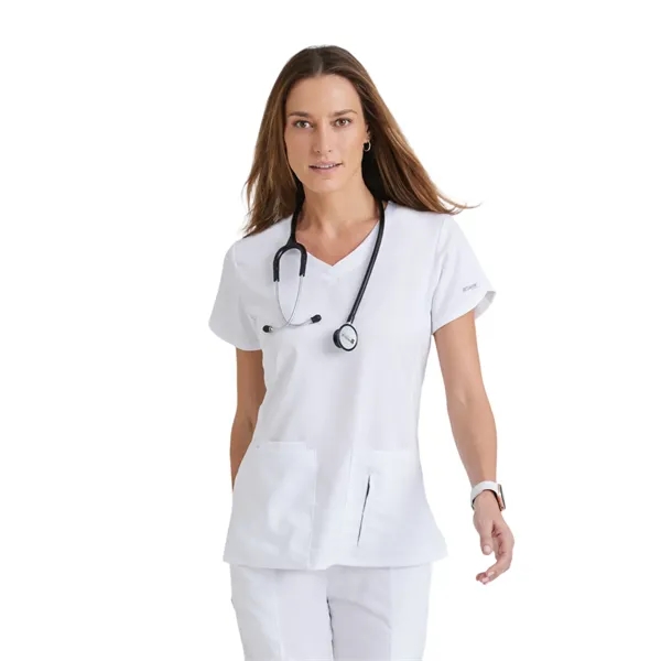 Grey's Anatomy Classic - Women's Four-Pocket V-Neck Cora ... - Grey's Anatomy Classic - Women's Four-Pocket V-Neck Cora ... - Image 15 of 17
