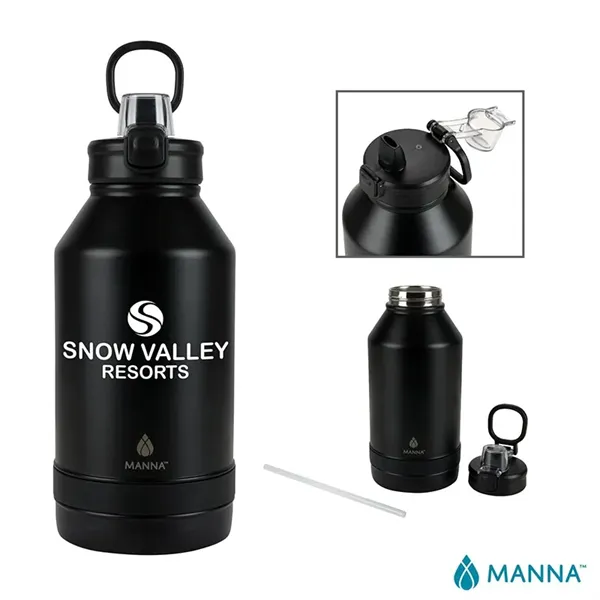Manna™ Push 64 oz. Double Wall Stainless Steel Jug - Manna™ Push 64 oz. Double Wall Stainless Steel Jug - Image 0 of 1