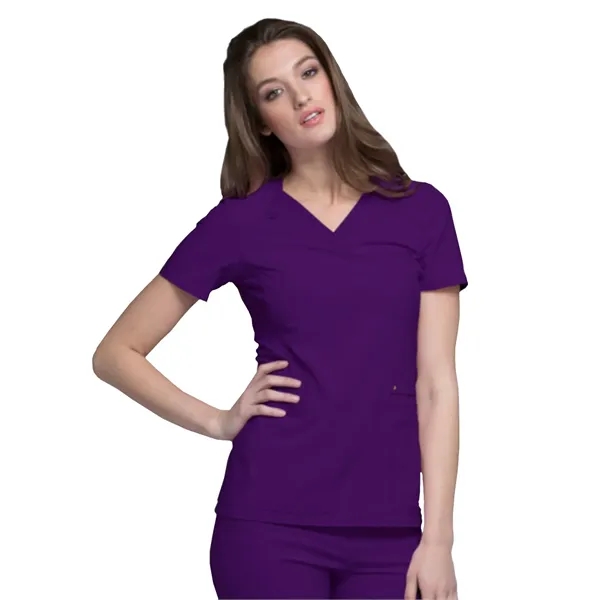 Cherokee - iFlex - Women's 2 Pocket V-Neck Knit Side Pane... - Cherokee - iFlex - Women's 2 Pocket V-Neck Knit Side Pane... - Image 10 of 35