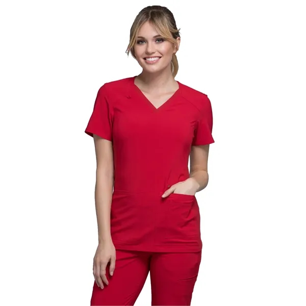 Cherokee - iFlex - Women's 2 Pocket V-Neck Knit Side Pane... - Cherokee - iFlex - Women's 2 Pocket V-Neck Knit Side Pane... - Image 23 of 35