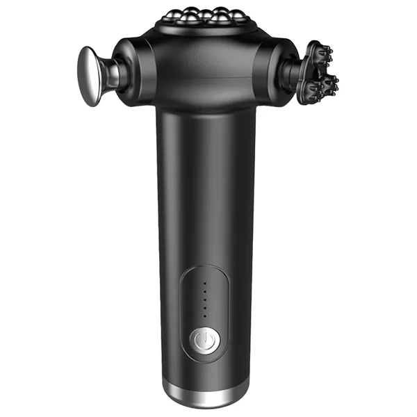 Rechargeable Three Heads Massage Gun - Rechargeable Three Heads Massage Gun - Image 1 of 6