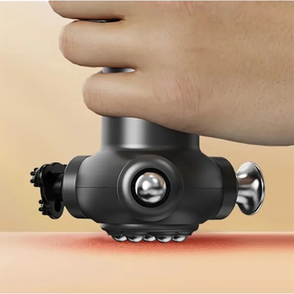 Rechargeable Three Heads Massage Gun - Rechargeable Three Heads Massage Gun - Image 5 of 6