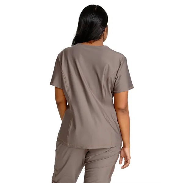 Cherokee - Form - Women's Knit Mesh Neckline Tuckable V-N... - Cherokee - Form - Women's Knit Mesh Neckline Tuckable V-N... - Image 5 of 14