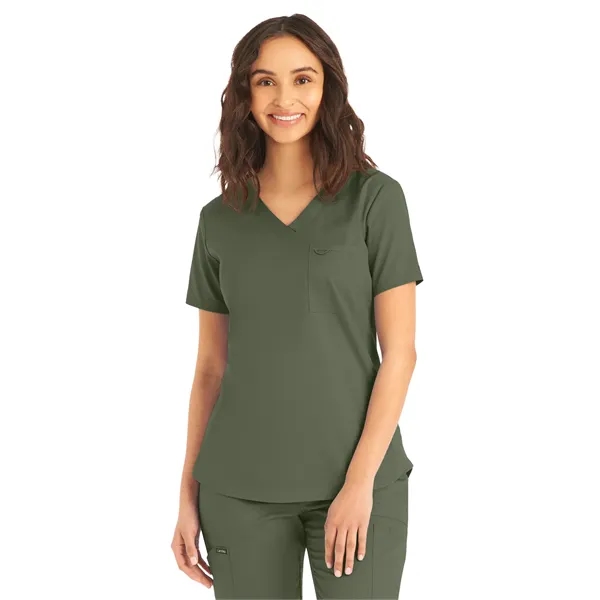 Landau - ProFlex - Women's Two-Pocket Back Princess Seame... - Landau - ProFlex - Women's Two-Pocket Back Princess Seame... - Image 13 of 24