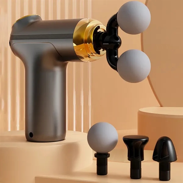 Portable Mini Double Heads Massage Gun - Portable Mini Double Heads Massage Gun - Image 3 of 6