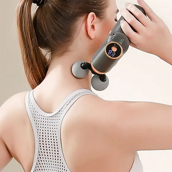 Portable Mini Double Heads Massage Gun - Portable Mini Double Heads Massage Gun - Image 5 of 6
