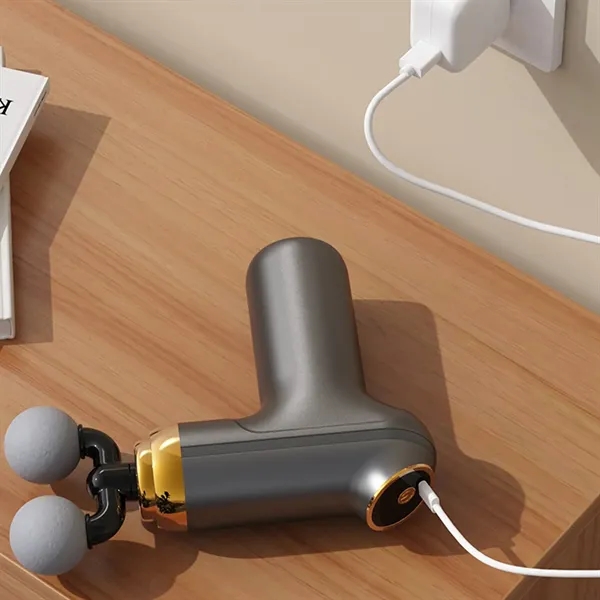 Portable Mini Double Heads Massage Gun - Portable Mini Double Heads Massage Gun - Image 6 of 6