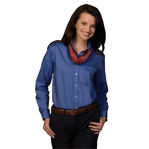 Edwards - Oxford - Women's Easy Care Top - Edwards - Oxford - Women's Easy Care Top - Image 7 of 12