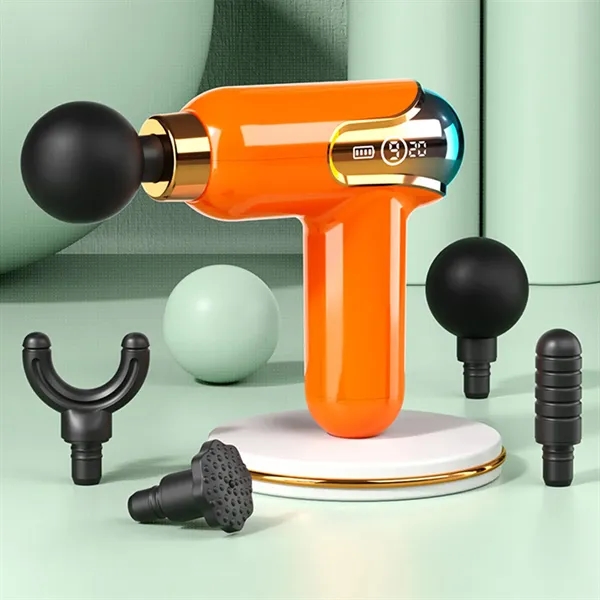 Rechargeable Mini Massage Gun with Display - Rechargeable Mini Massage Gun with Display - Image 3 of 8