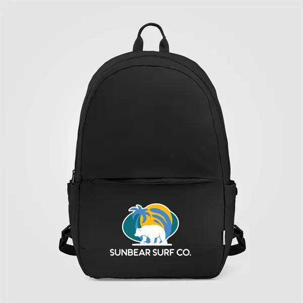 Custom Mercer Recycled Nylon Luggage Strap 15 inch Laptop Backpack
