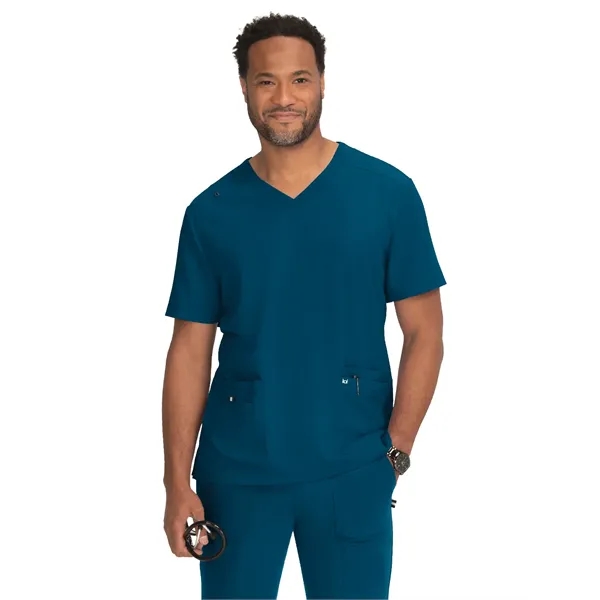 koi - Next Gen - Men's Four-Pocket V-Neck Free To Be Top - koi - Next Gen - Men's Four-Pocket V-Neck Free To Be Top - Image 3 of 26