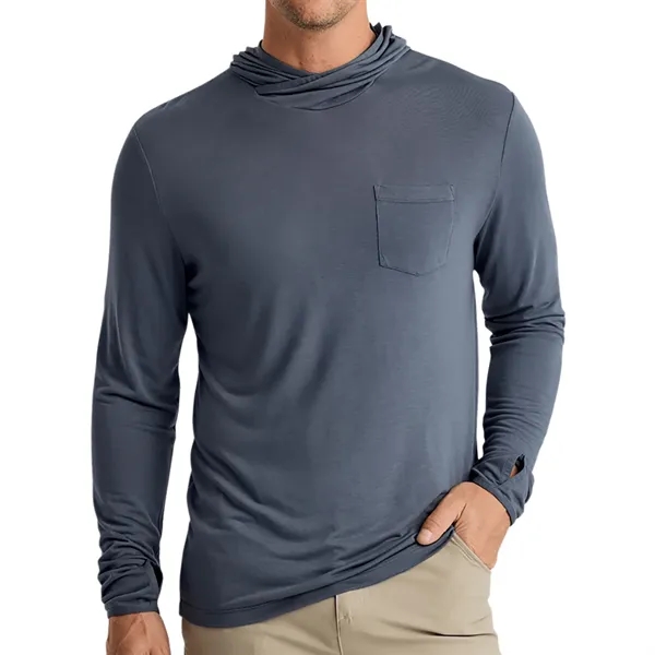 Free Fly Men's Bamboo Lightweight Hoodie - Free Fly Men's Bamboo Lightweight Hoodie - Image 7 of 8