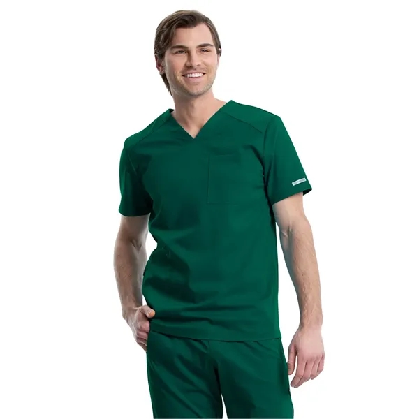 Cherokee - Workwear Revolution - Men's 2-Pocket V-Neck Top - Cherokee - Workwear Revolution - Men's 2-Pocket V-Neck Top - Image 7 of 17