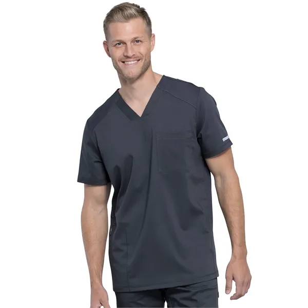 Cherokee - Workwear Revolution - Men's 2-Pocket V-Neck Top - Cherokee - Workwear Revolution - Men's 2-Pocket V-Neck Top - Image 11 of 17