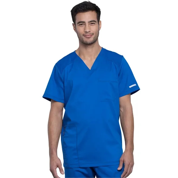 Cherokee - Workwear Revolution - Men's 2-Pocket V-Neck Top - Cherokee - Workwear Revolution - Men's 2-Pocket V-Neck Top - Image 13 of 17