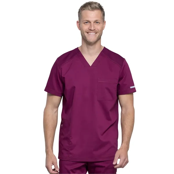 Cherokee - Workwear Revolution - Men's 2-Pocket V-Neck Top - Cherokee - Workwear Revolution - Men's 2-Pocket V-Neck Top - Image 17 of 17