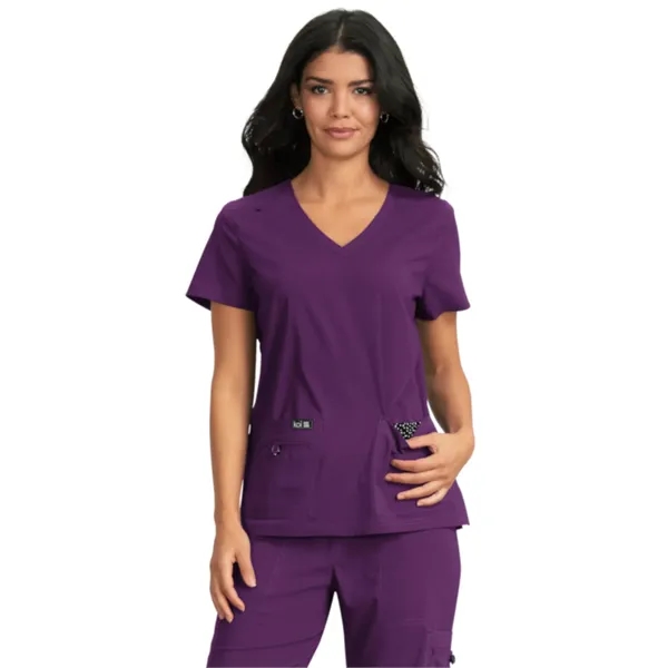 koi - Basics - Women's Four-Pocket Stretch V-Neck Becca Top - koi - Basics - Women's Four-Pocket Stretch V-Neck Becca Top - Image 12 of 60