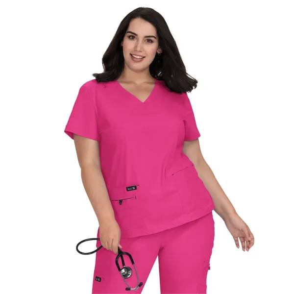 koi - Basics - Women's Four-Pocket Stretch V-Neck Becca Top - koi - Basics - Women's Four-Pocket Stretch V-Neck Becca Top - Image 16 of 60