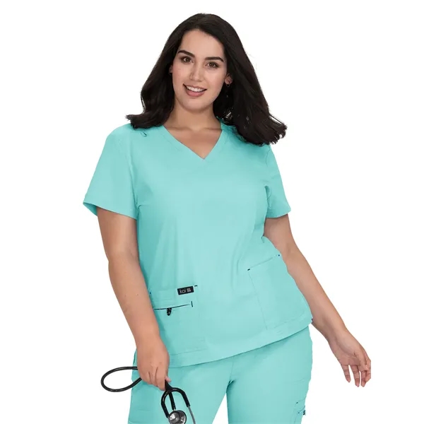koi - Basics - Women's Four-Pocket Stretch V-Neck Becca Top - koi - Basics - Women's Four-Pocket Stretch V-Neck Becca Top - Image 18 of 60