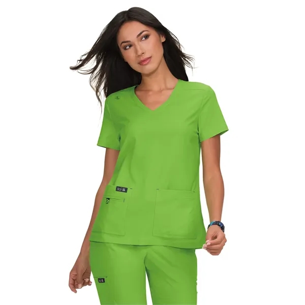 koi - Basics - Women's Four-Pocket Stretch V-Neck Becca Top - koi - Basics - Women's Four-Pocket Stretch V-Neck Becca Top - Image 22 of 60
