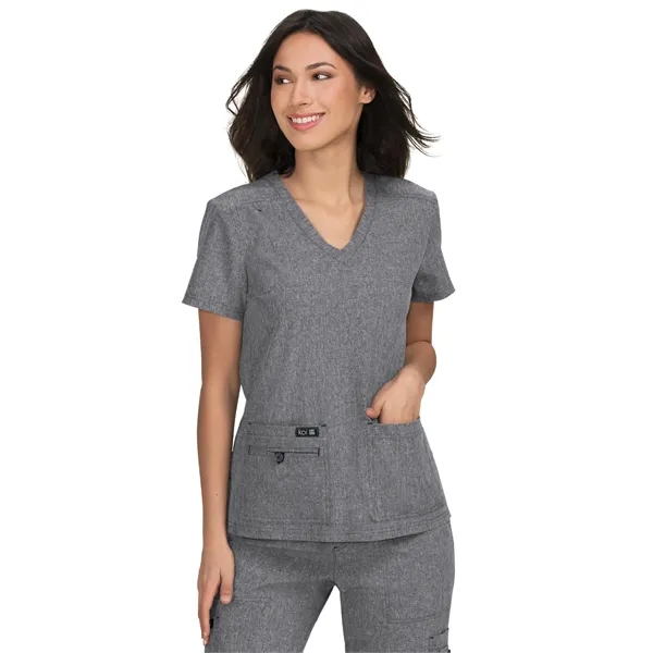 koi - Basics - Women's Four-Pocket Stretch V-Neck Becca Top - koi - Basics - Women's Four-Pocket Stretch V-Neck Becca Top - Image 28 of 60