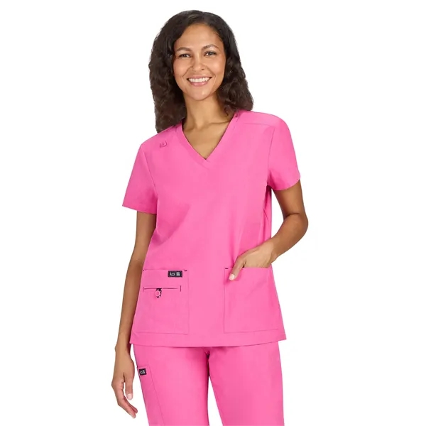 koi - Basics - Women's Four-Pocket Stretch V-Neck Becca Top - koi - Basics - Women's Four-Pocket Stretch V-Neck Becca Top - Image 32 of 60