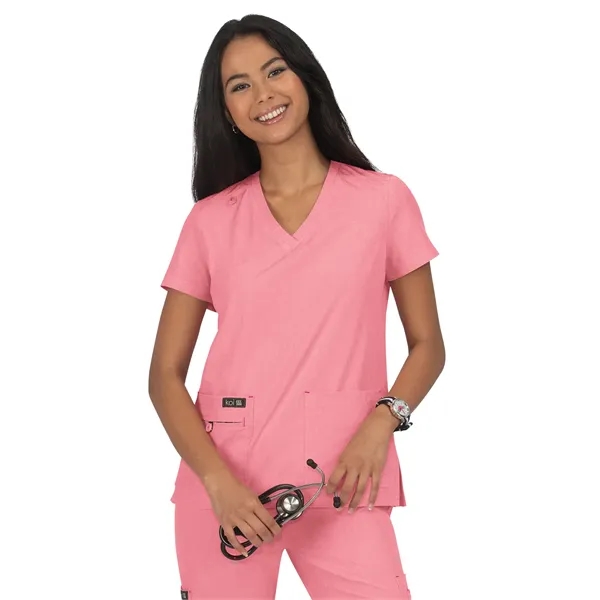 koi - Basics - Women's Four-Pocket Stretch V-Neck Becca Top - koi - Basics - Women's Four-Pocket Stretch V-Neck Becca Top - Image 36 of 60