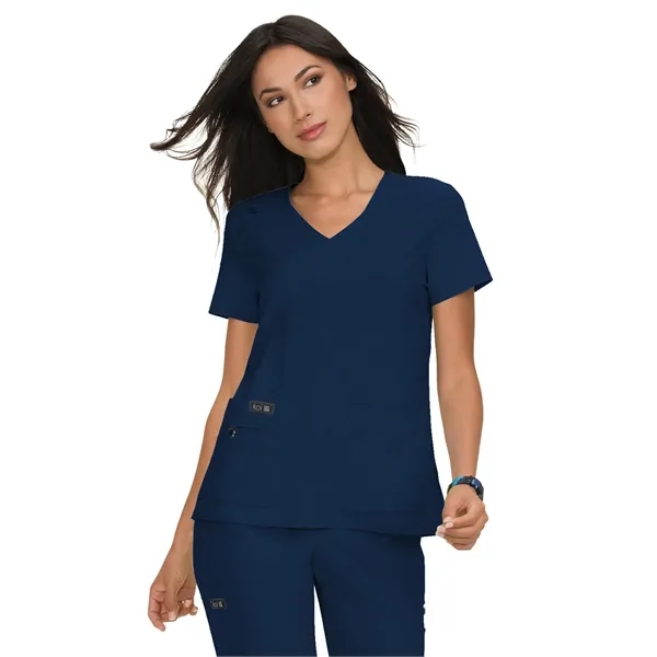 koi - Basics - Women's Four-Pocket Stretch V-Neck Becca Top - koi - Basics - Women's Four-Pocket Stretch V-Neck Becca Top - Image 42 of 60
