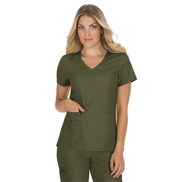 koi - Basics - Women's Four-Pocket Stretch V-Neck Becca Top - koi - Basics - Women's Four-Pocket Stretch V-Neck Becca Top - Image 44 of 60