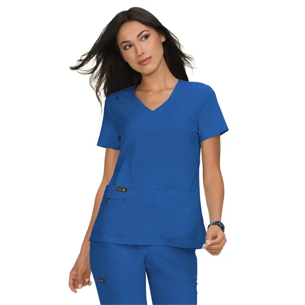 koi - Basics - Women's Four-Pocket Stretch V-Neck Becca Top - koi - Basics - Women's Four-Pocket Stretch V-Neck Becca Top - Image 48 of 60