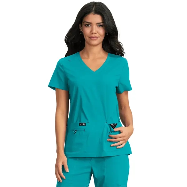 koi - Basics - Women's Four-Pocket Stretch V-Neck Becca Top - koi - Basics - Women's Four-Pocket Stretch V-Neck Becca Top - Image 54 of 60