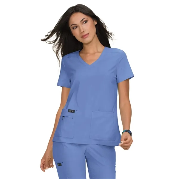 koi - Basics - Women's Four-Pocket Stretch V-Neck Becca Top - koi - Basics - Women's Four-Pocket Stretch V-Neck Becca Top - Image 56 of 60