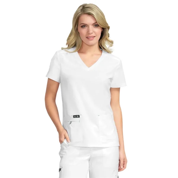 koi - Basics - Women's Four-Pocket Stretch V-Neck Becca Top - koi - Basics - Women's Four-Pocket Stretch V-Neck Becca Top - Image 58 of 60