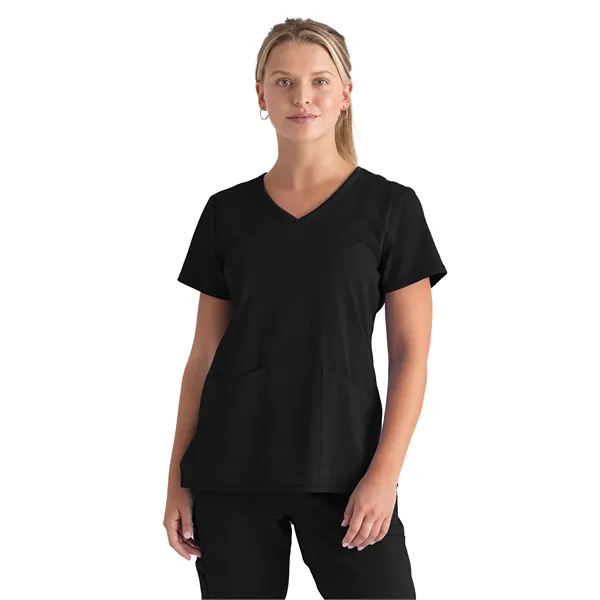 Grey's Anatomy Spandex Stretch - Women's Three-Pocket V-N... - Grey's Anatomy Spandex Stretch - Women's Three-Pocket V-N... - Image 3 of 29
