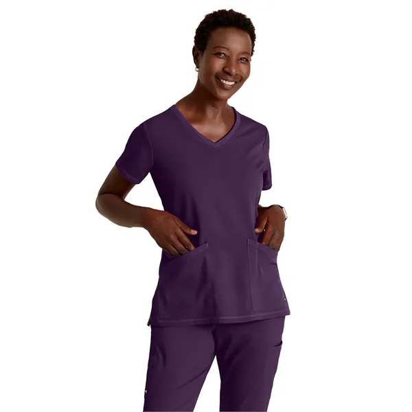 Grey's Anatomy Spandex Stretch - Women's Three-Pocket V-N... - Grey's Anatomy Spandex Stretch - Women's Three-Pocket V-N... - Image 7 of 29