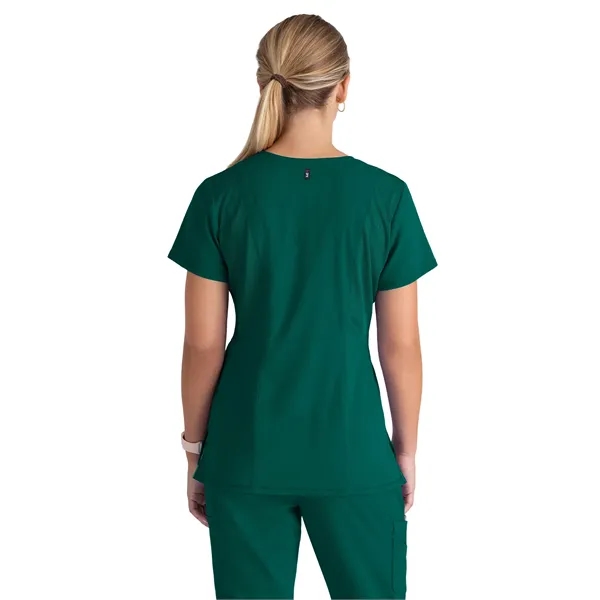 Grey's Anatomy Spandex Stretch - Women's Three-Pocket V-N... - Grey's Anatomy Spandex Stretch - Women's Three-Pocket V-N... - Image 8 of 29