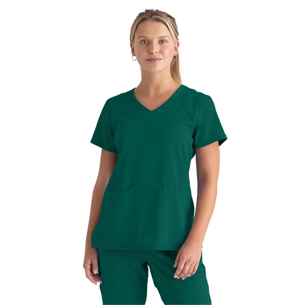 Grey's Anatomy Spandex Stretch - Women's Three-Pocket V-N... - Grey's Anatomy Spandex Stretch - Women's Three-Pocket V-N... - Image 9 of 29