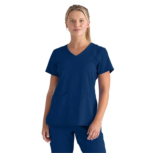 Grey's Anatomy Spandex Stretch - Women's Three-Pocket V-N... - Grey's Anatomy Spandex Stretch - Women's Three-Pocket V-N... - Image 11 of 29