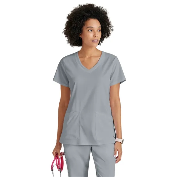 Grey's Anatomy Spandex Stretch - Women's Three-Pocket V-N... - Grey's Anatomy Spandex Stretch - Women's Three-Pocket V-N... - Image 13 of 29